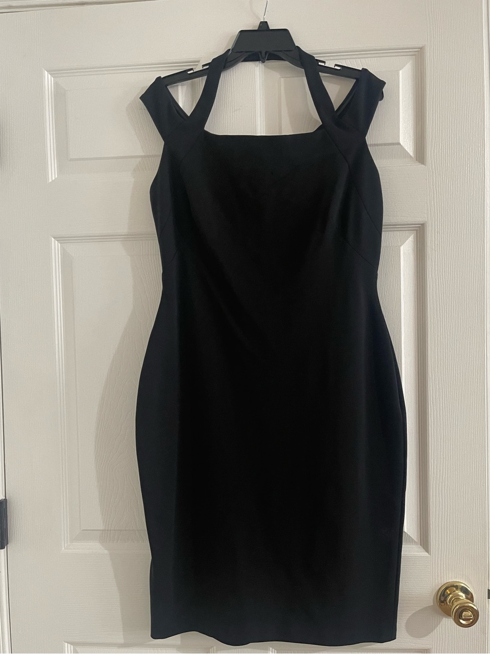 Lauren Ralph Lauren Black Sheath with Cutout Straps